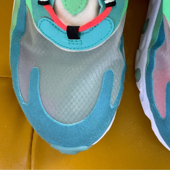 Nike 2019 Air Max 270 React 'Electro Green Lagoon' - Picture 4 of 10